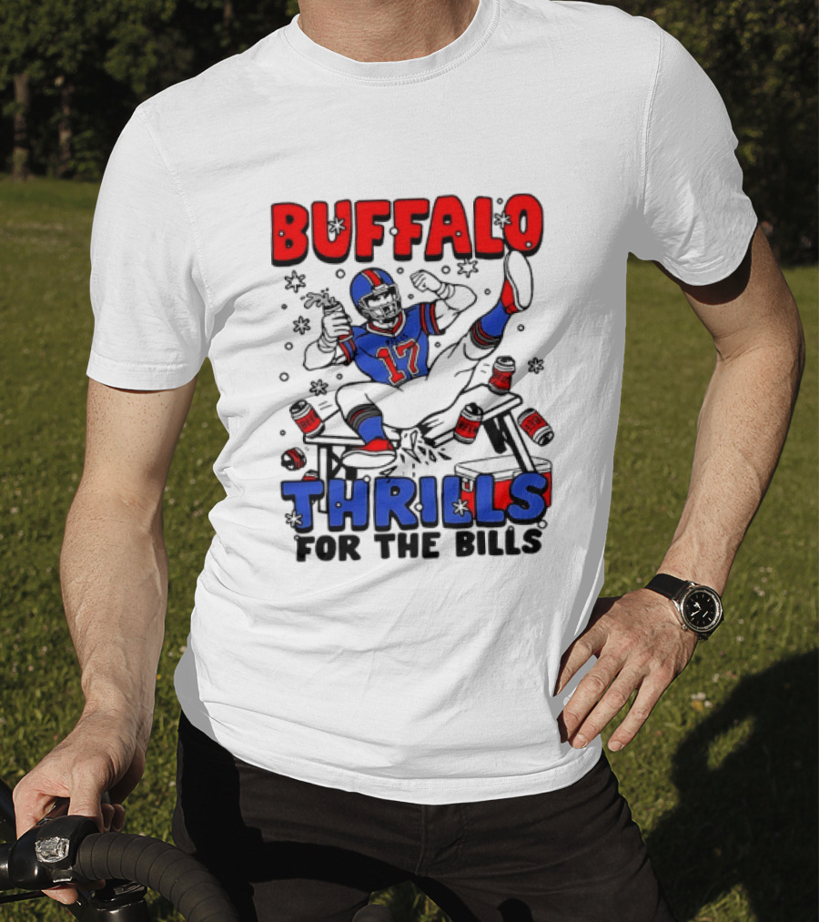 Buffalo Thrills For The Bills Football Celebration T-Shirt