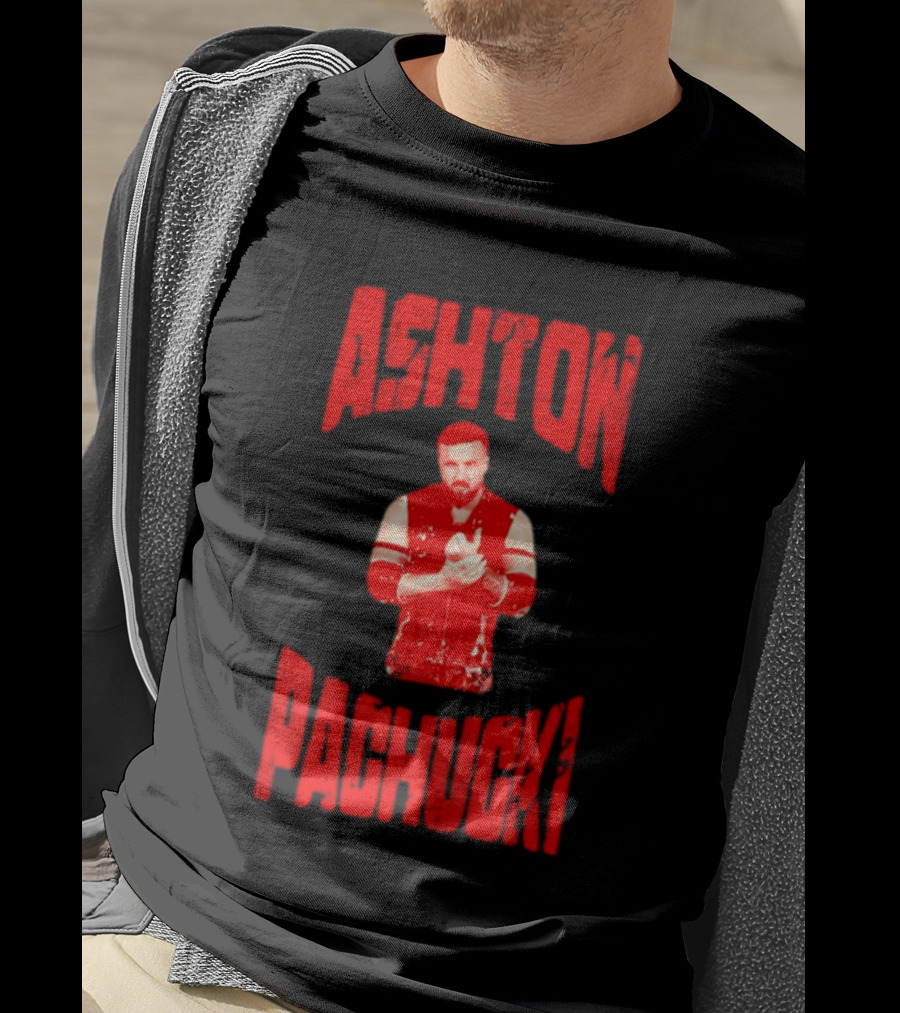 Ashton Pachucki Red Vest Visual Portrait Ashton Pachucki T-Shirt