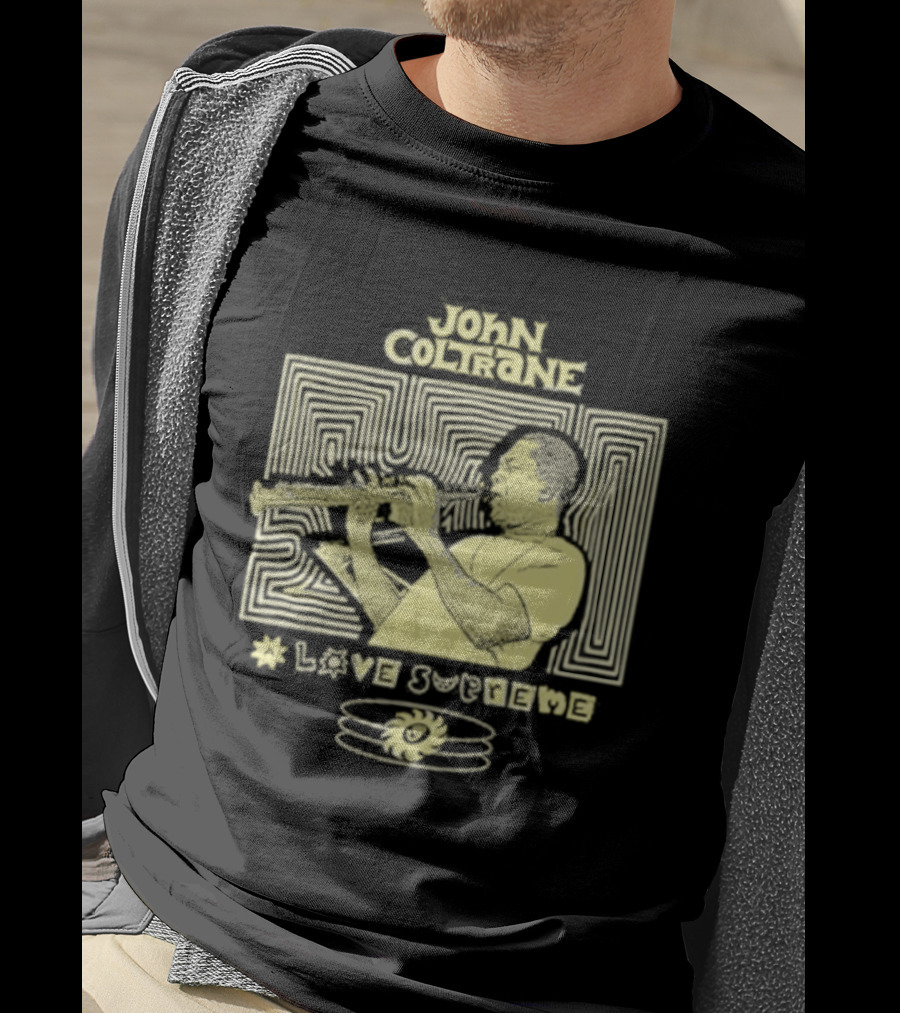 John Coltrane Live Supreme Jazz Iconic Performance T-Shirt