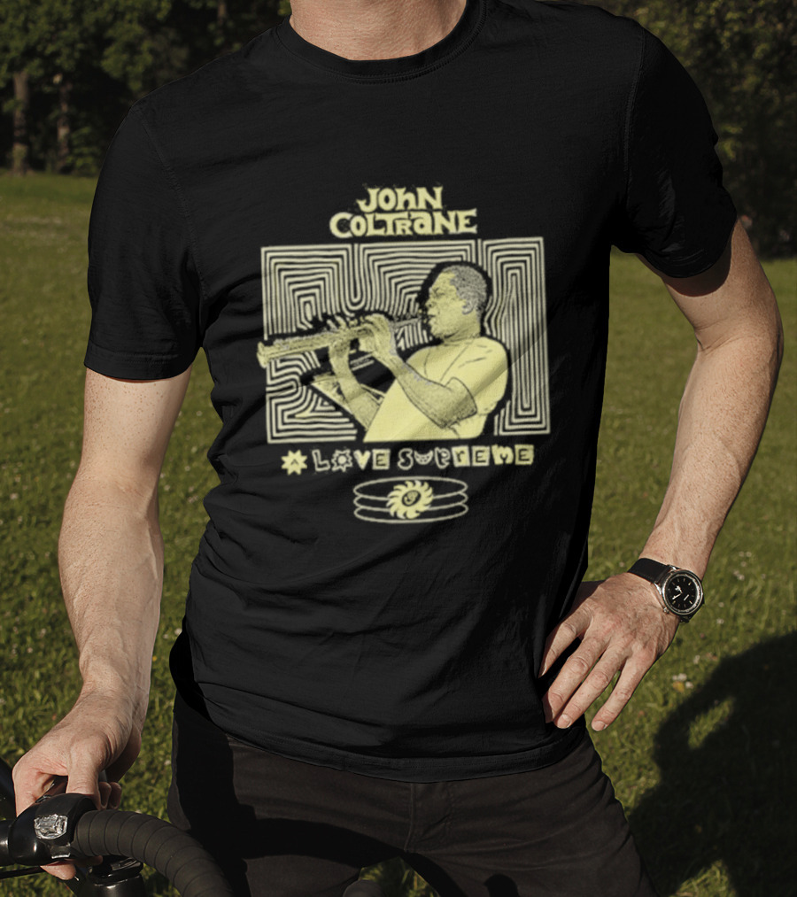 John Coltrane Live Supreme Jazz Iconic Performance T-Shirt