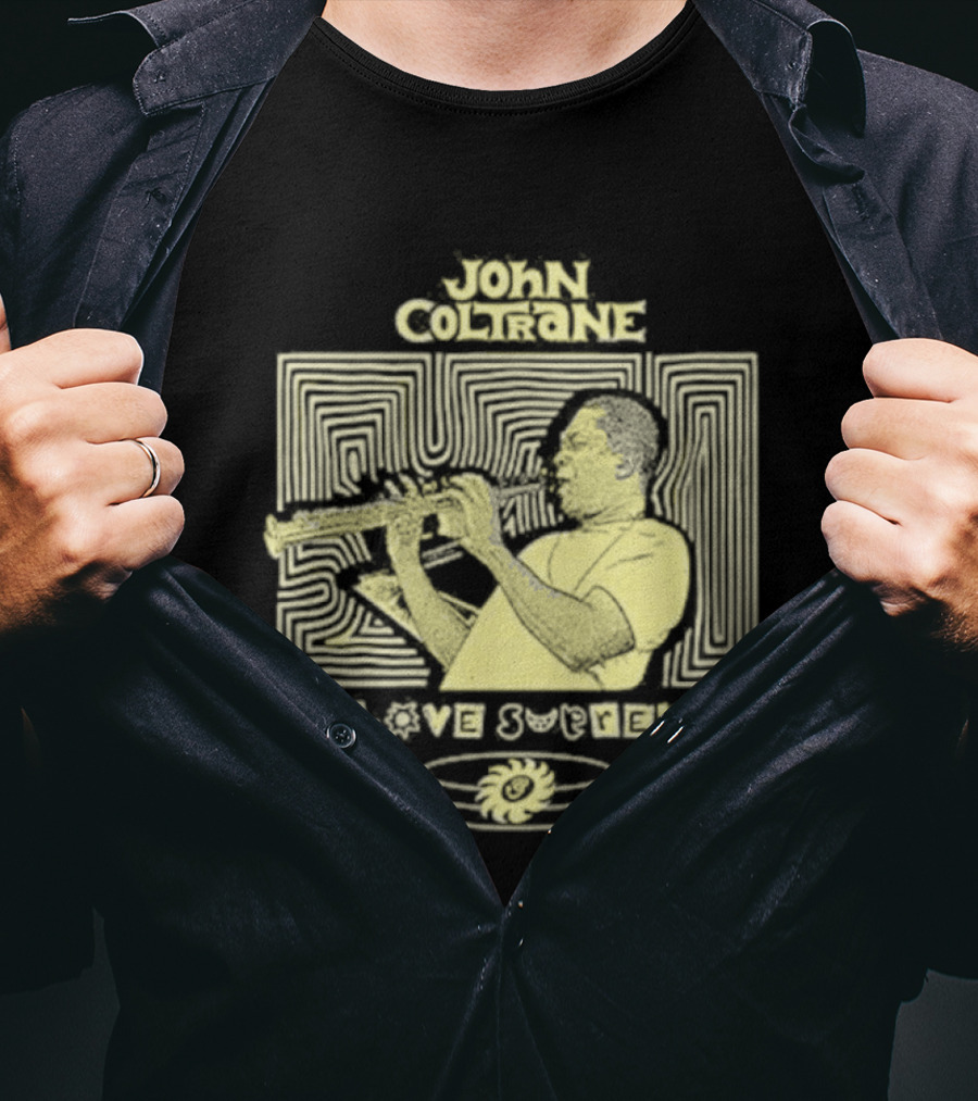John Coltrane Live Supreme Jazz Iconic Performance T-Shirt