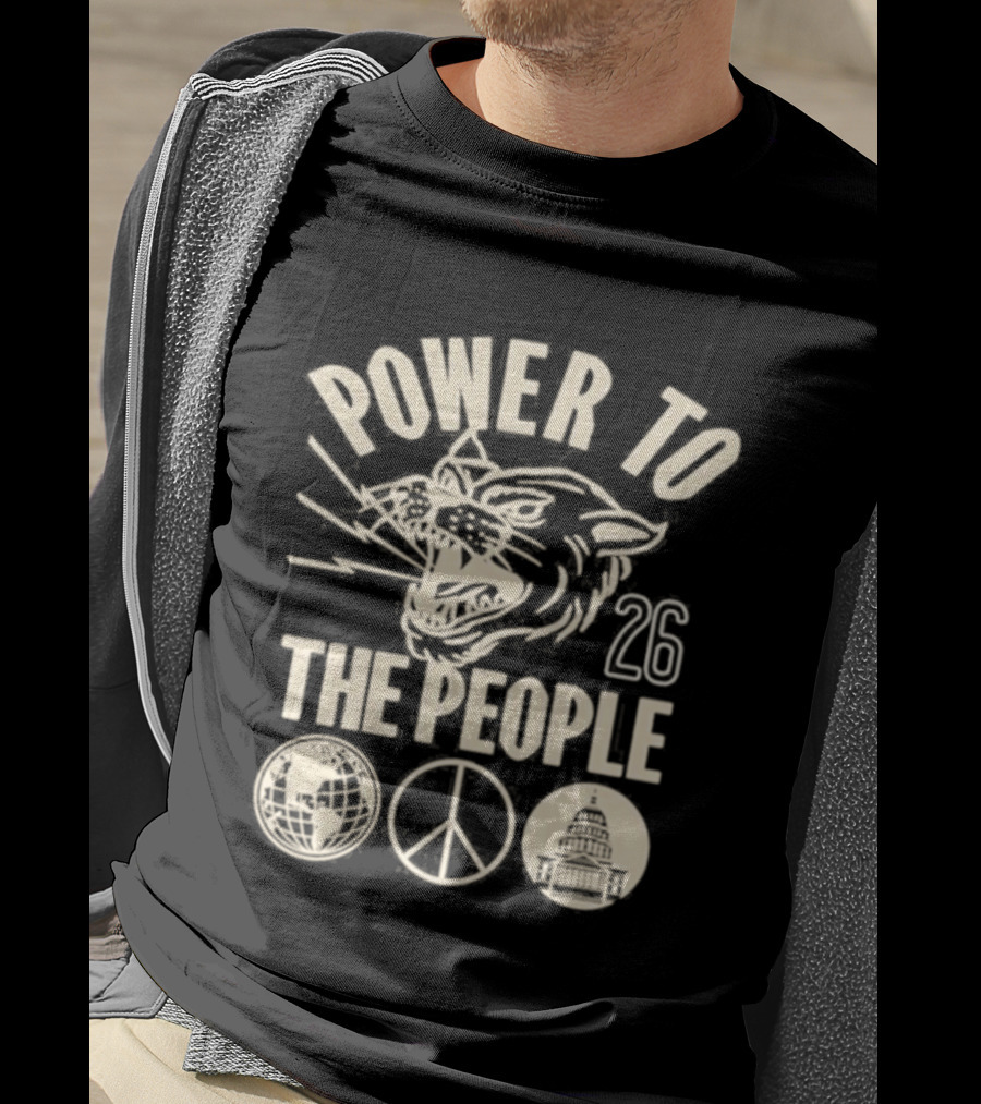 Power To The People Tiger Peace Columbia MD 26 Festival October 3 2026 T-Shirt