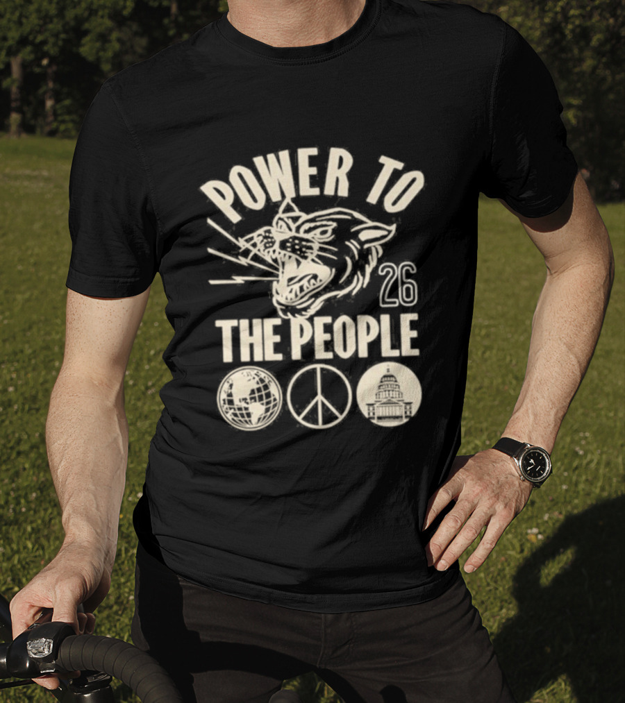 Power To The People Tiger Peace Columbia MD 26 Festival October 3 2026 T-Shirt
