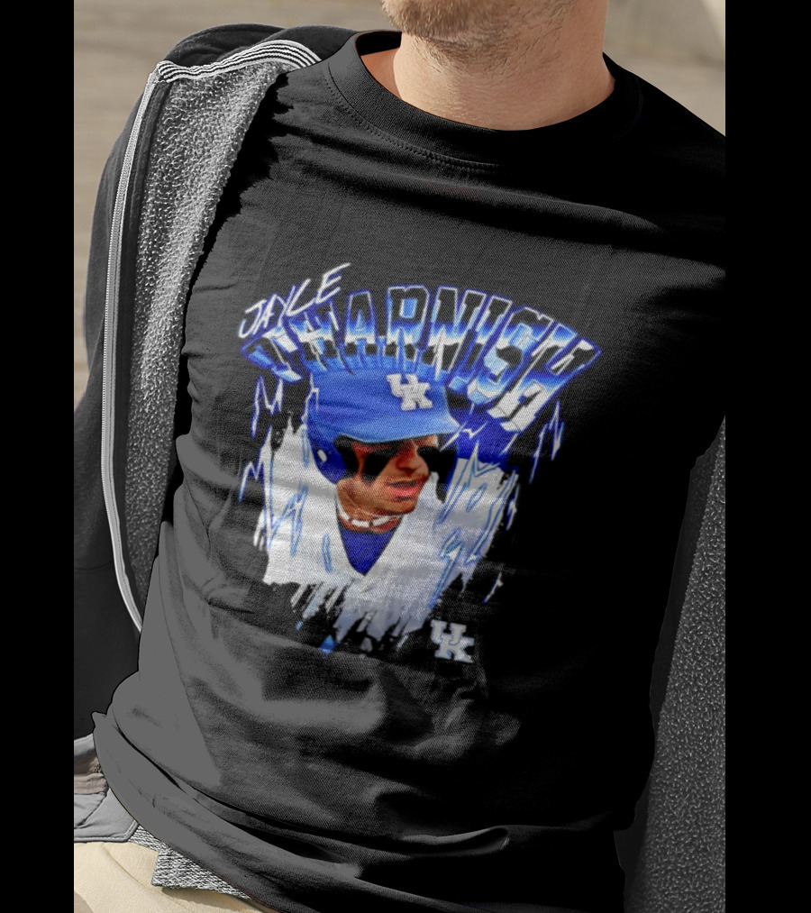 Jayce Tharnish Kentucky Wildcats Baseball UK Helm T-Shirt
