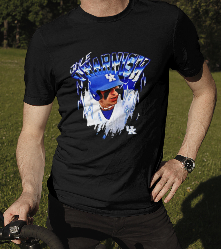 Jayce Tharnish Kentucky Wildcats Baseball UK Helm T-Shirt