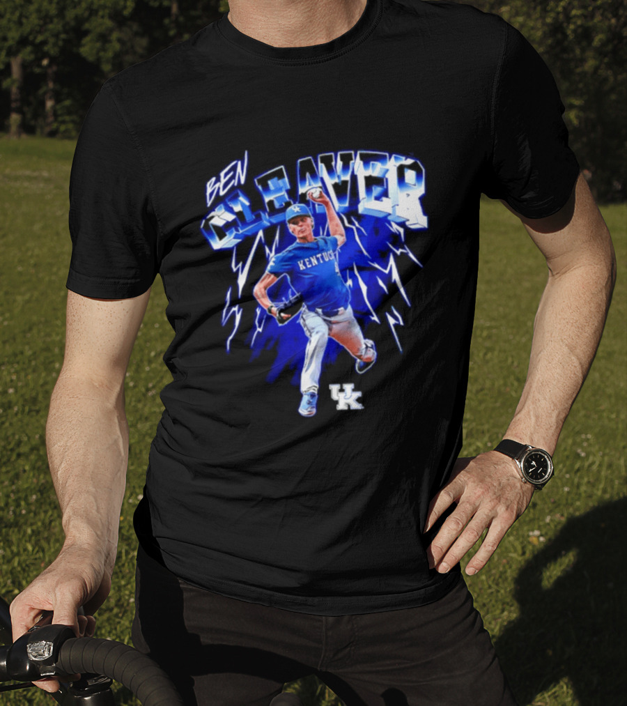 Kentucky Wildcats Ben Cleaver NCAA Baseball Player T-Shirt