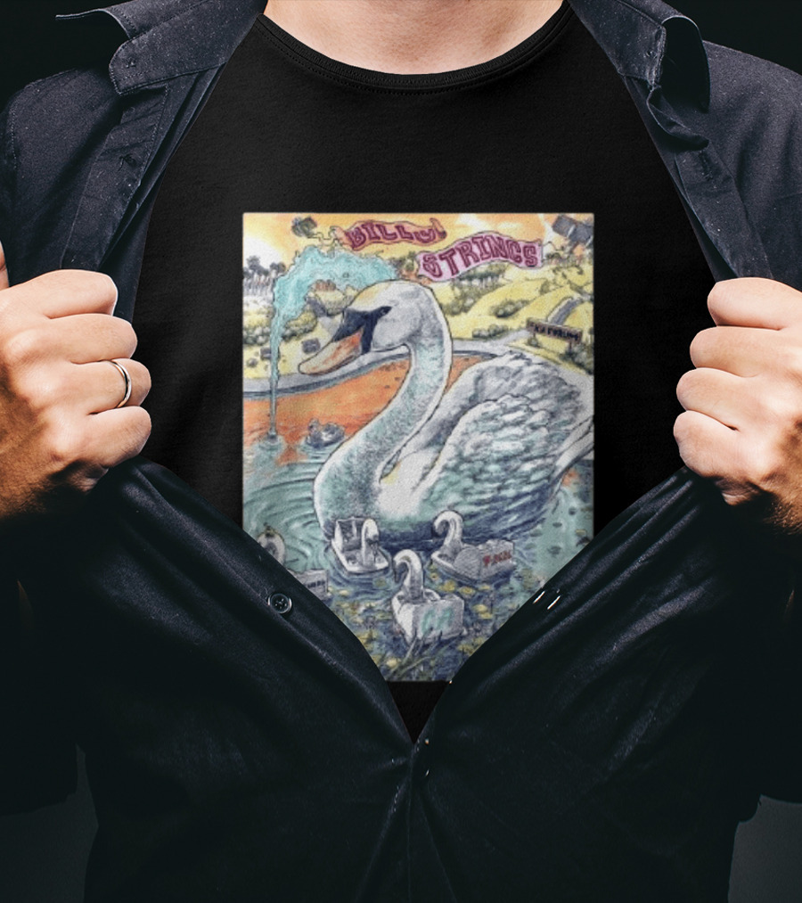 Billy Strings Live Swan Art Inglewood September 26 2026 T-Shirt