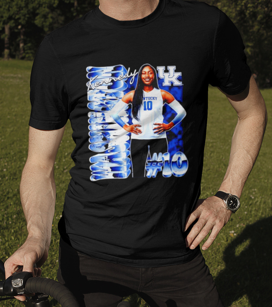 Kennedy #10 Kentucky Wildcats NCAA Volleyball T-Shirt