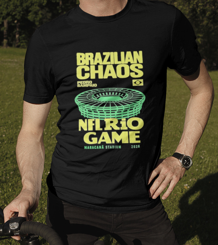 Brazilian Chaos NFL Rio Game Maracanã Stadium 2026 T-Shirt