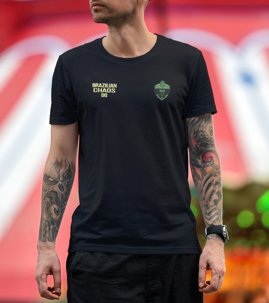 Brazilian Chaos NFL Rio Game 2026 Pedro Sampaio Sport America T-Shirt
