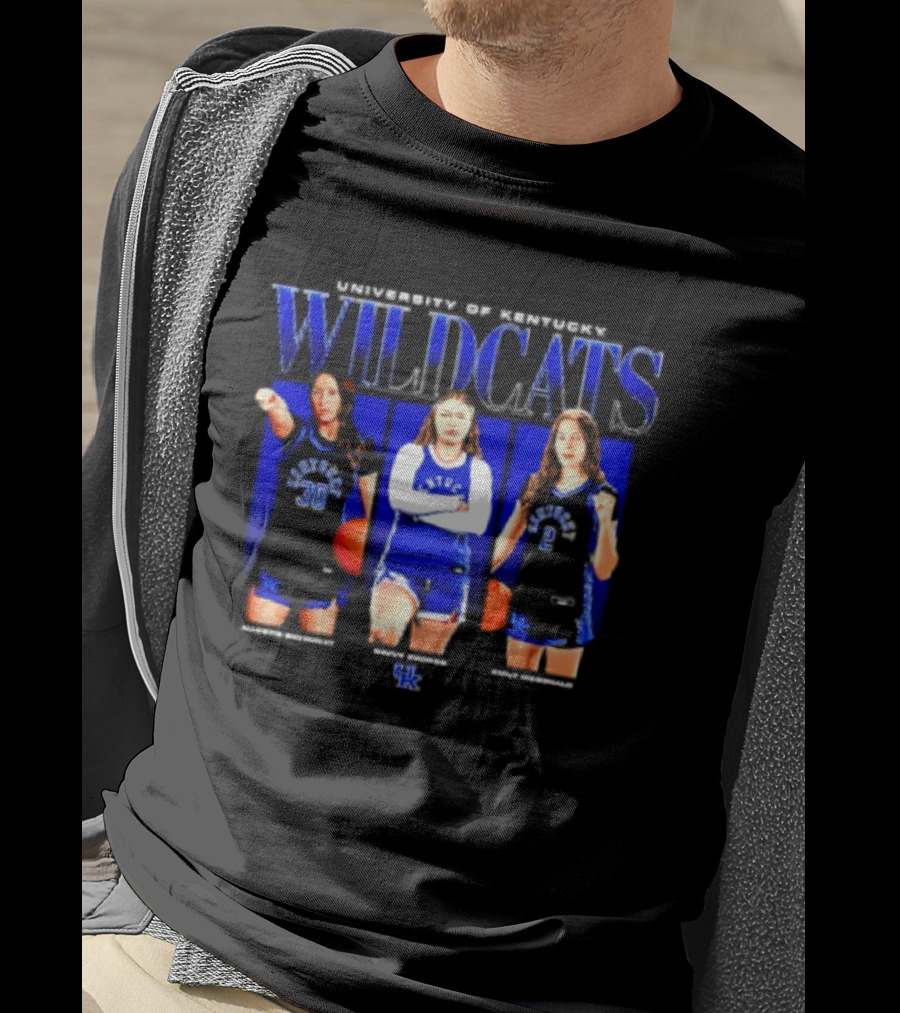 University Of Kentucky Wildcats NCAA Women's Basketball Players Madoyn Bavvy Emily T-Shirt