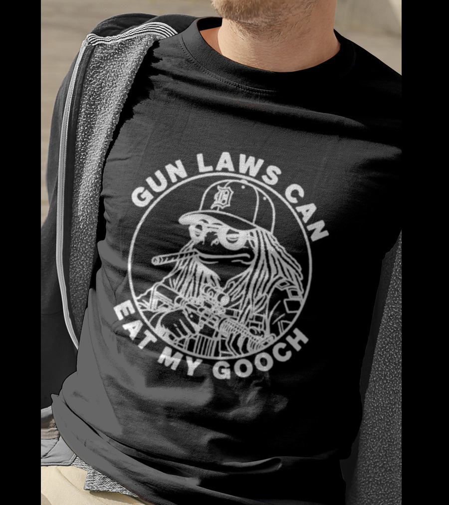 Gun Laws Can Eat My Gooch Frog Meme Baseball Cap With Cigar T-Shirt