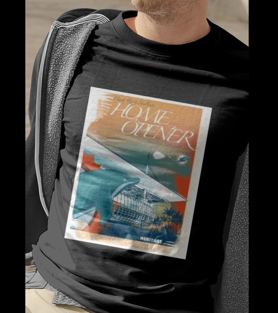 Hard Rock Stadium Home Opener Miami Dolphins Vs Kansas City Chiefs Sunday September 27 2026 Heritage T-Shirt
