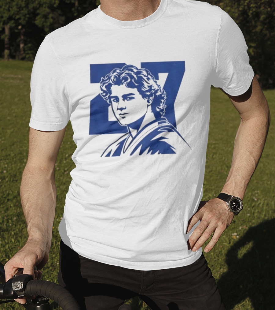 Toronto Maple Leafs Number 27 Matthew Mayich T-Shirt