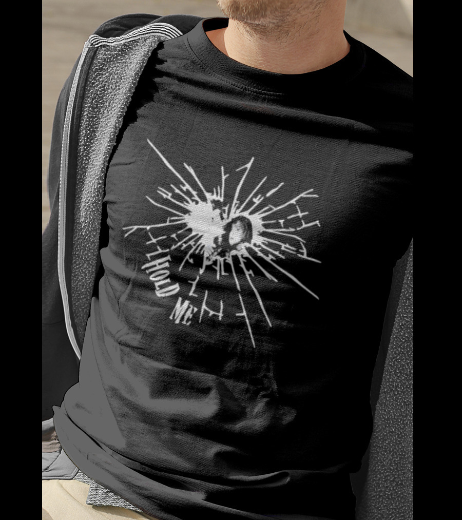Edward Scissorhands Hold Me Edward And Kim Romantic Heartburst T-Shirt