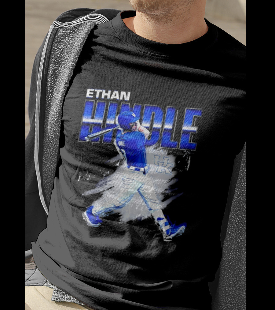 Ethan Hindle Kentucky Wildcats NCAA Baseball Player UK T-Shirt