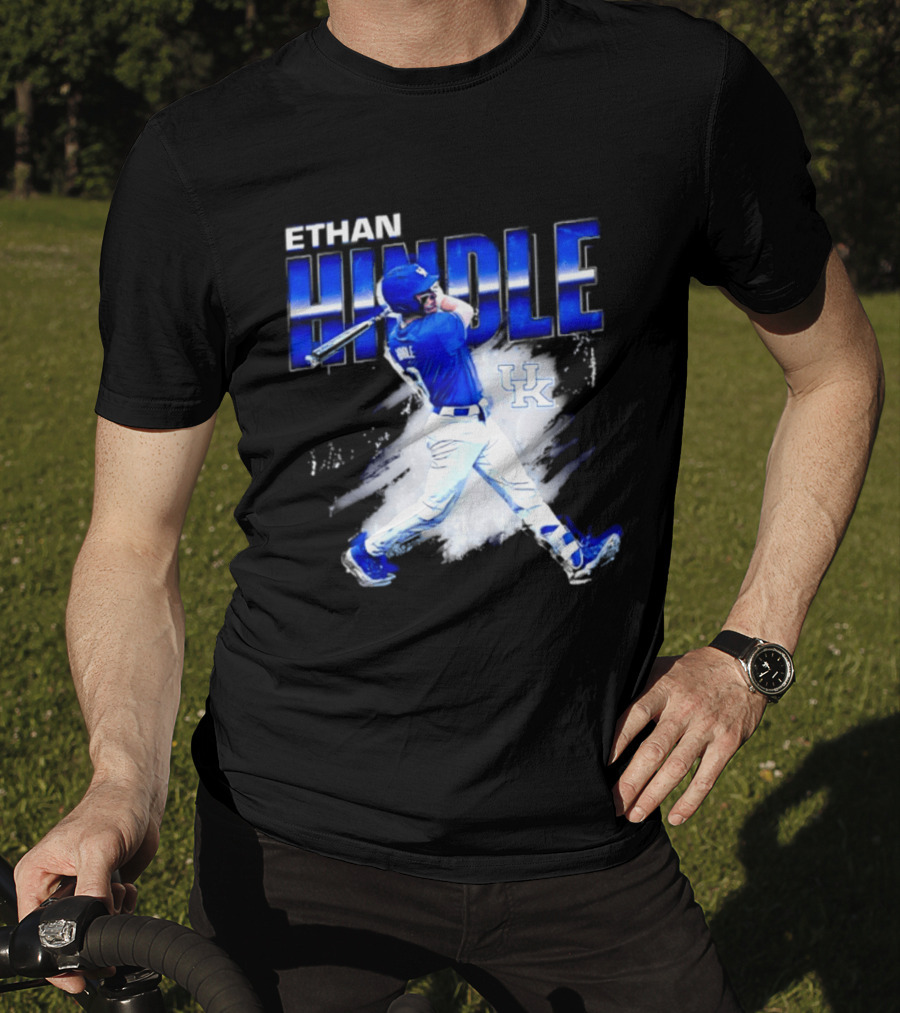 Ethan Hindle Kentucky Wildcats NCAA Baseball Player UK T-Shirt