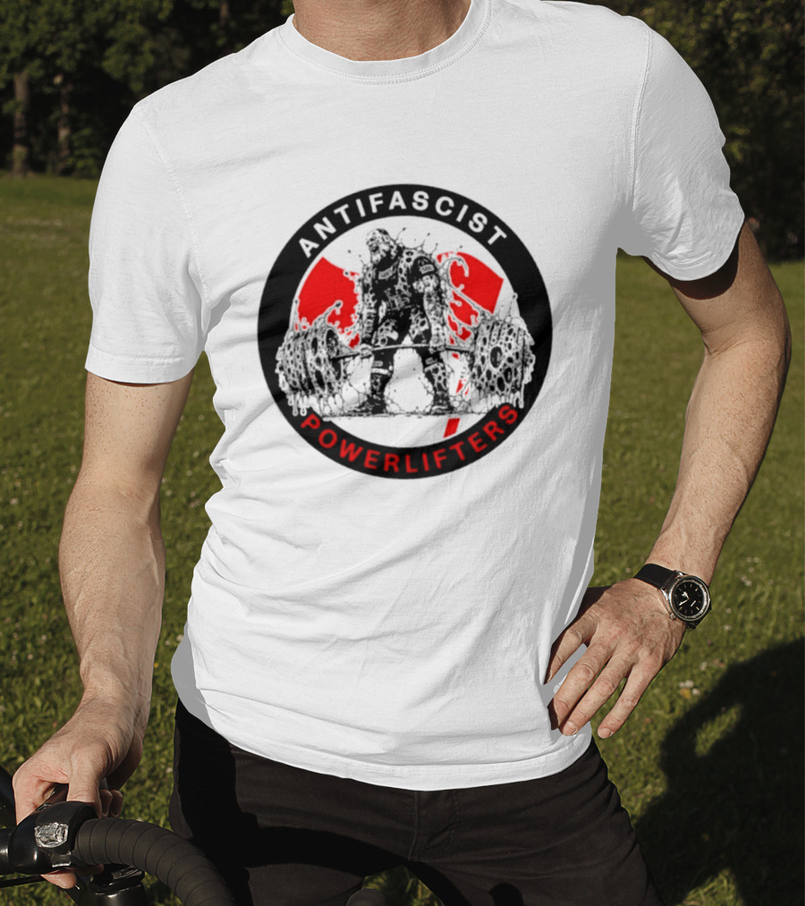 Antifascist Powerlifters Zombie Weightlifting T-Shirt