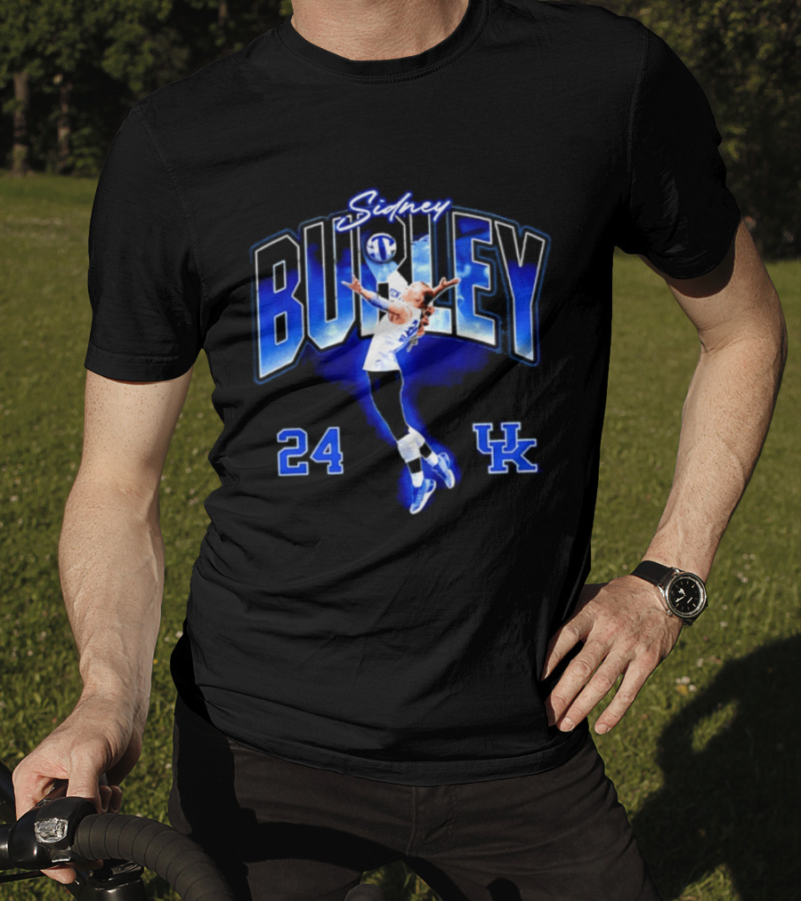 Sidney Burley 24 Kentucky Wildcats NCAA Volleyball T-Shirt