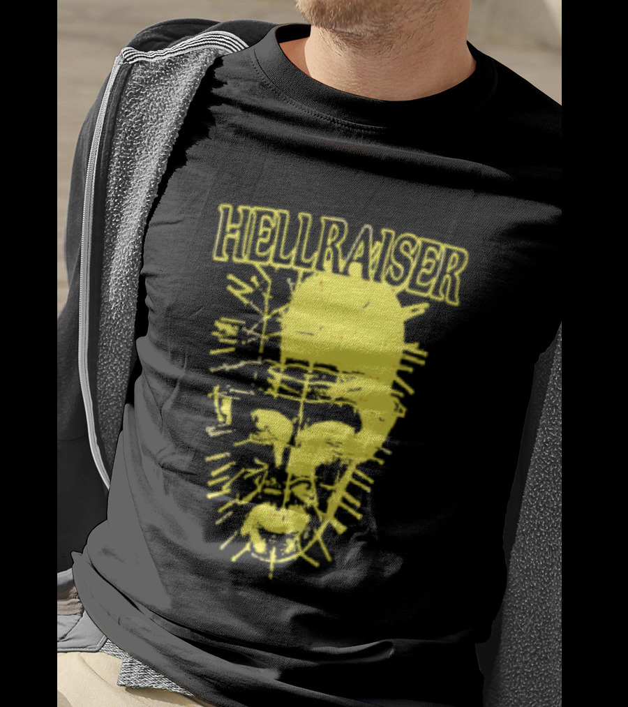 Hellraiser Pinhead Clive Barker Horror Movie Swag Head T-Shirt