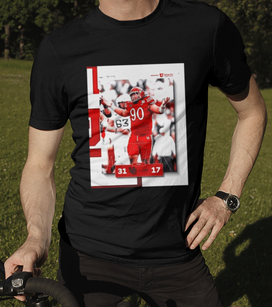 Utah Utes 31 17 Iowa State Cyclones 2026 Football Score Victory Celebration T-Shirt
