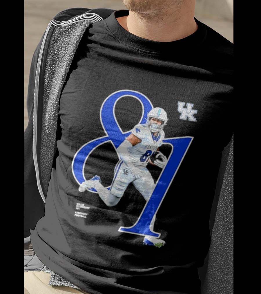 Willie Rodriguez 81 Kentucky Wildcats NCAA Football Player Number T-Shirt