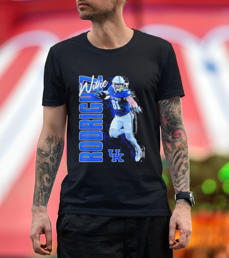 Willie Rodriguez Kentucky Wildcats NCAA Football UK T-Shirt