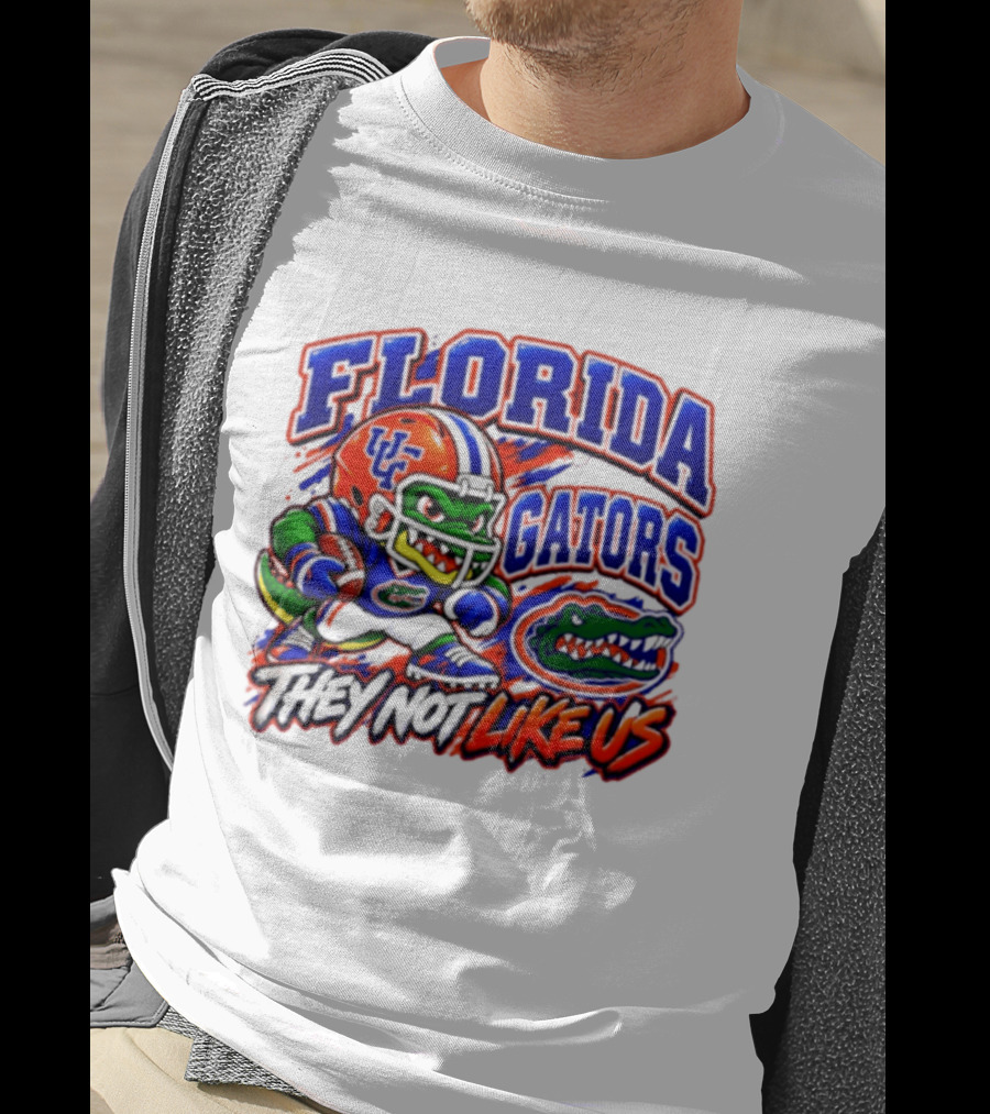 Florida Gators NCAA Football Fierce Gator They Not Like Us T-Shirt