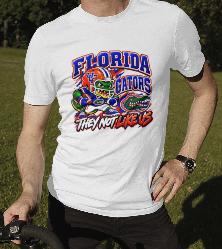 Florida Gators NCAA Football Fierce Gator They Not Like Us T-Shirt