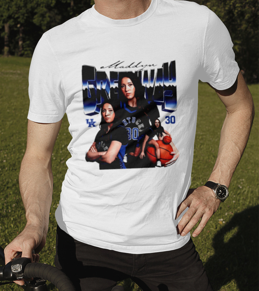 Maddyn Greenway 30 Kentucky Wildcats UK NTU Women's Basketball T-Shirt