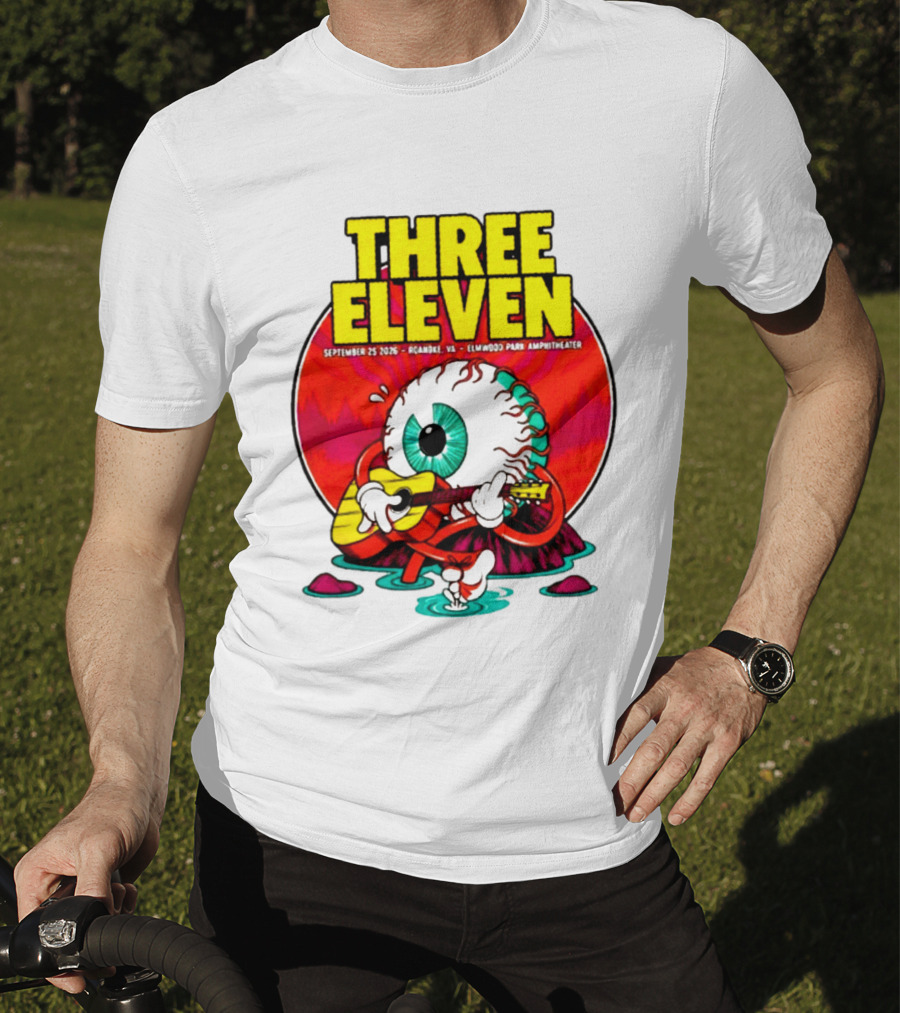 THREE ELEVEN September 25 2026 Roanoke VA Elmwood Park Amphitheater Event T-Shirt