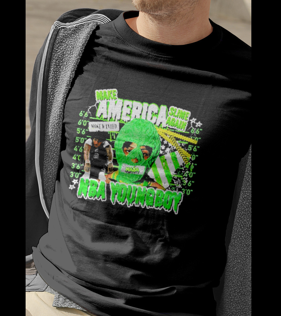 Make America Slime Again NBA Young Boy Tour T-Shirt