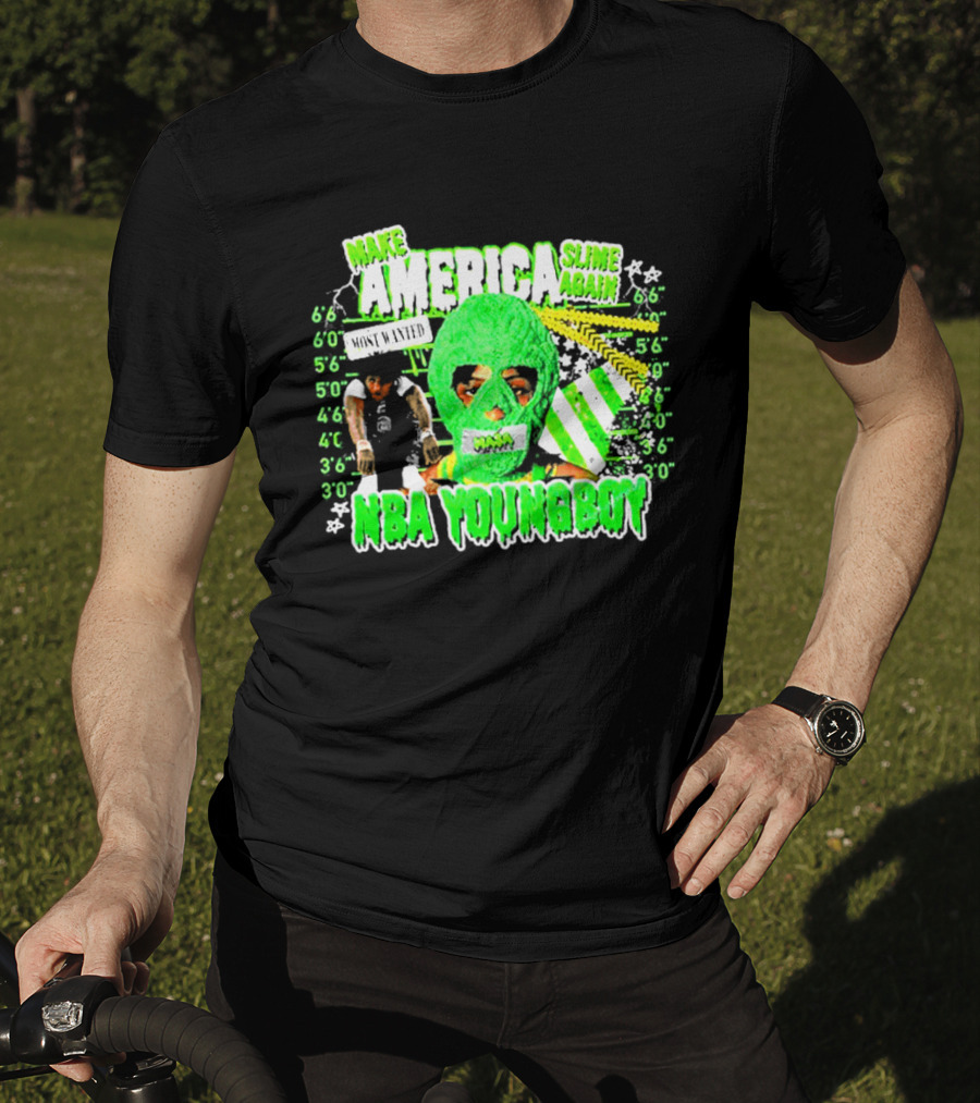 Make America Slime Again NBA Young Boy Tour T-Shirt