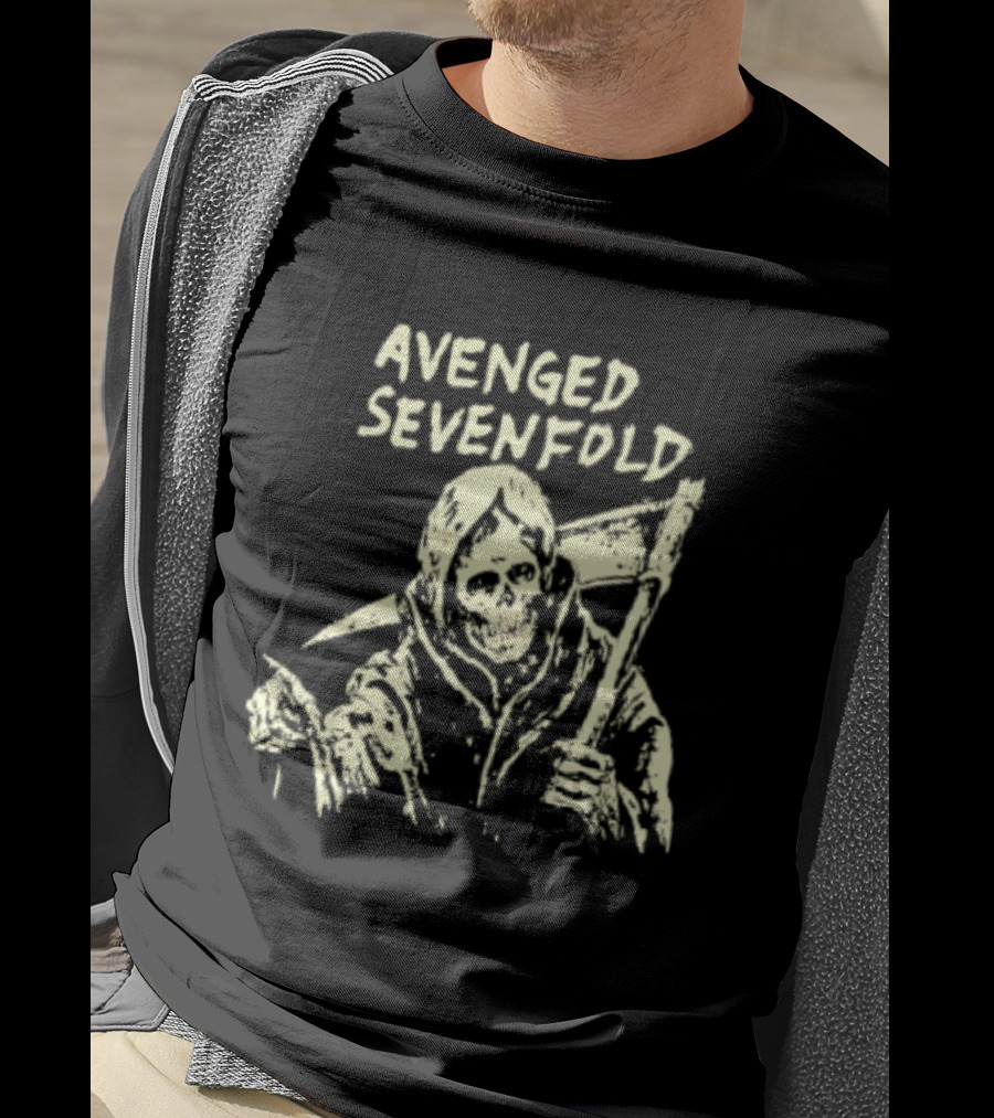 Avenged Sevenfold Grim Reaper Scythe A7X T-Shirt