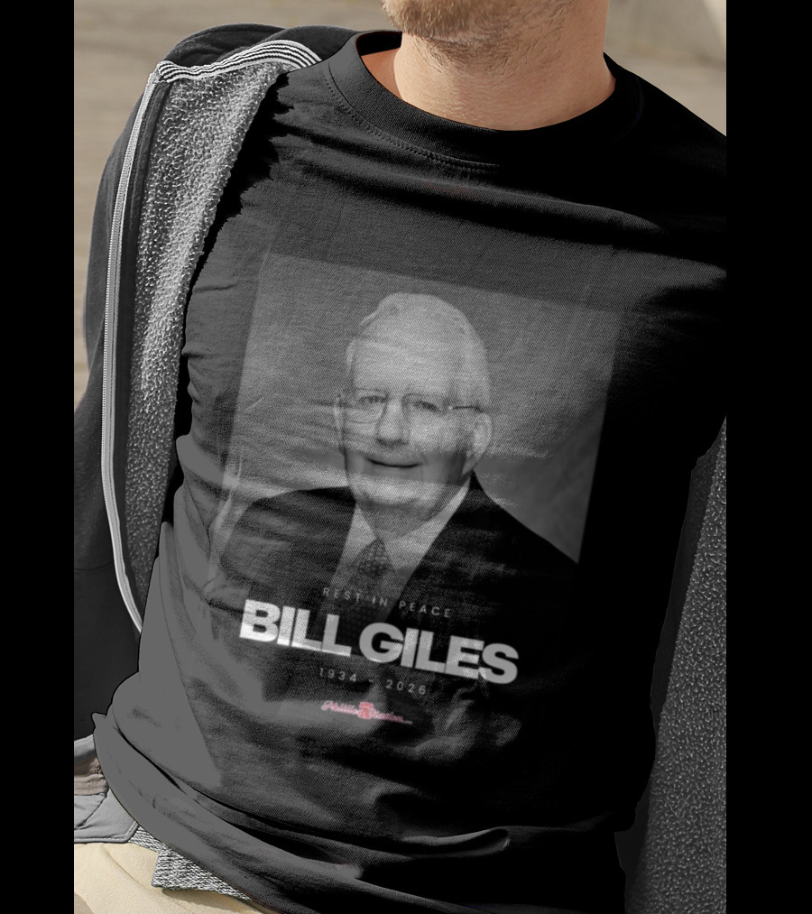 Rest In Peace Bill Giles 1934 2026 Phillies Nation T-Shirt