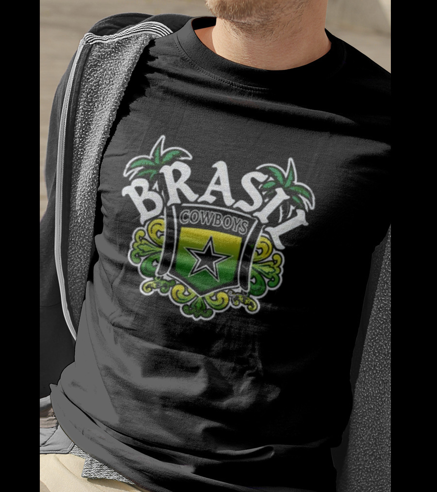 Dallas Cowboys Brazil Tropical Star 2026 T-Shirt