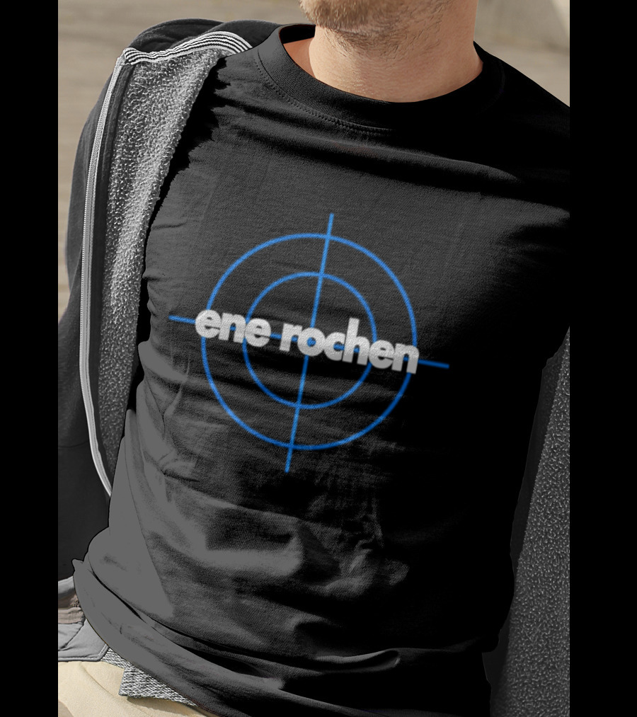 Ene Rochen Blue Target Crosshair T-Shirt