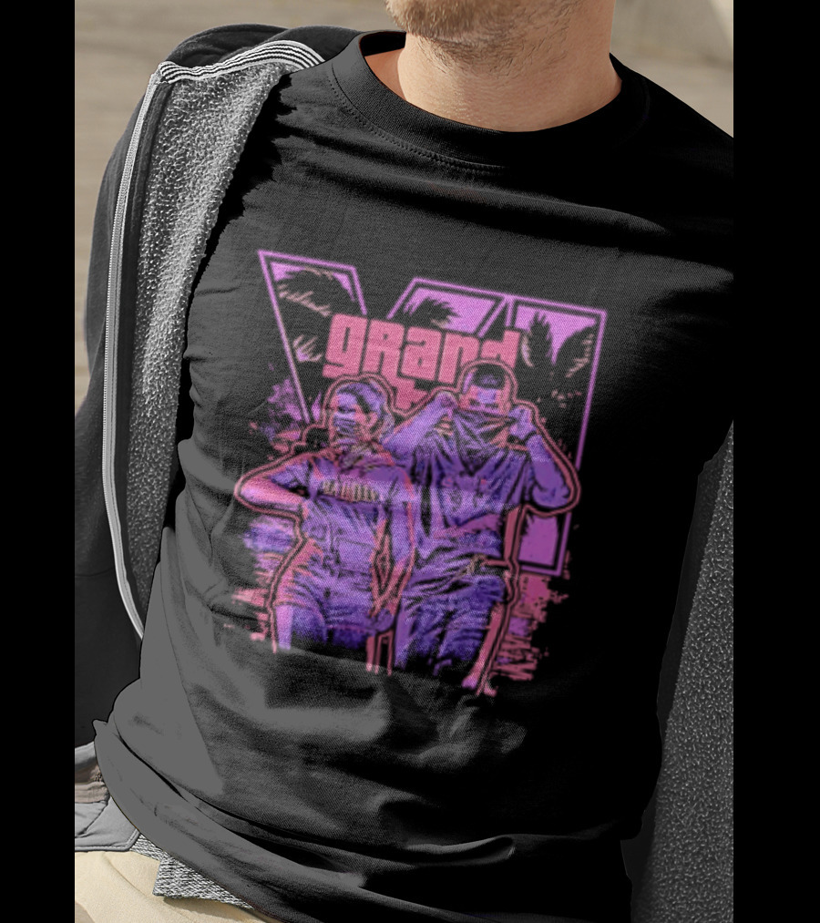 Grand Theft Auto V Rockstar Games Characters Baddie T-Shirt