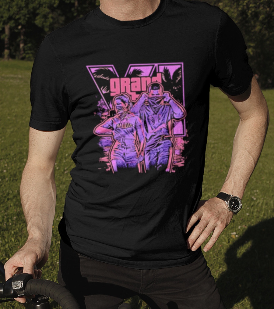 Grand Theft Auto V Rockstar Games Characters Baddie T-Shirt