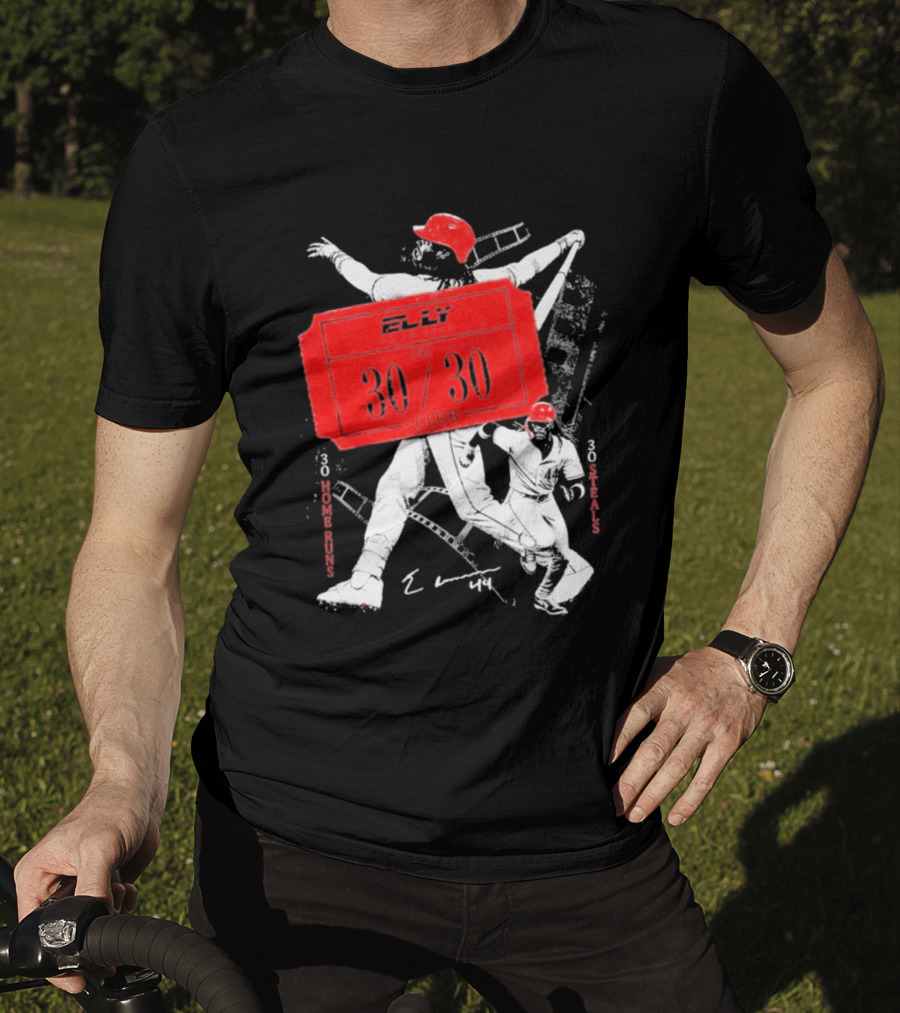 Elly The 30 30 Club 30 Home Runs 30 Steals T-Shirt