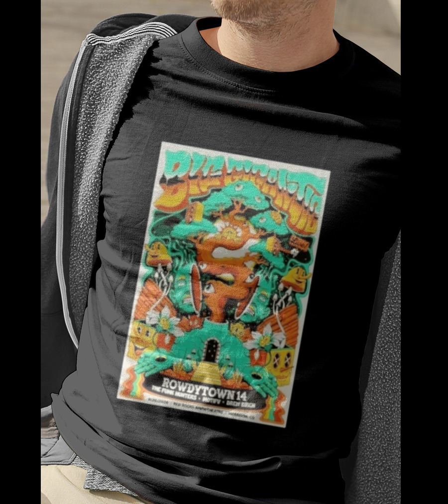 Boogie Nights Live Rowdytown 14 Red Rocks Amphitheatre 09.26.2026 The Funk Hunters Motifv Drew Birch T-Shirt