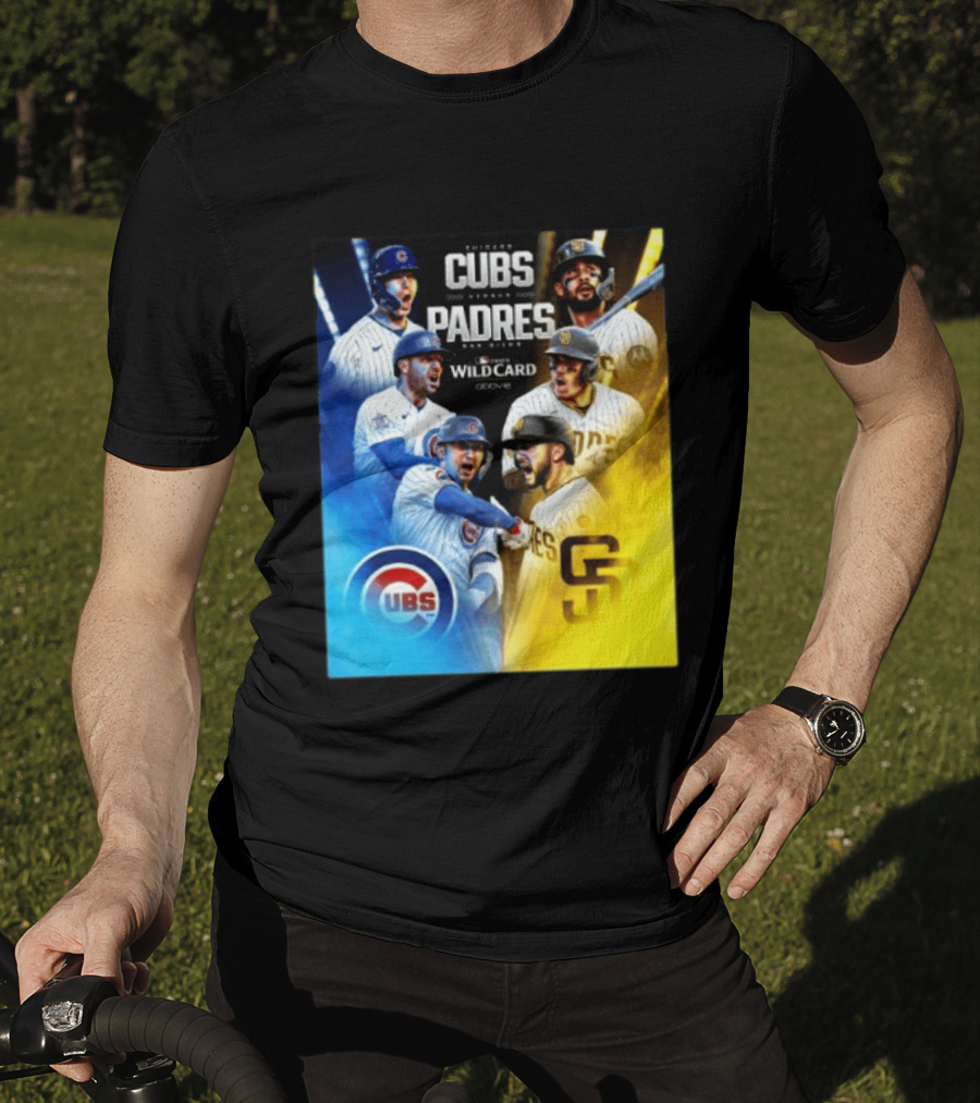 Chicago Cubs Vs San Diego Padres 2026 MLB NL Wild Card Showdown Baseball Fan Gear T-Shirt