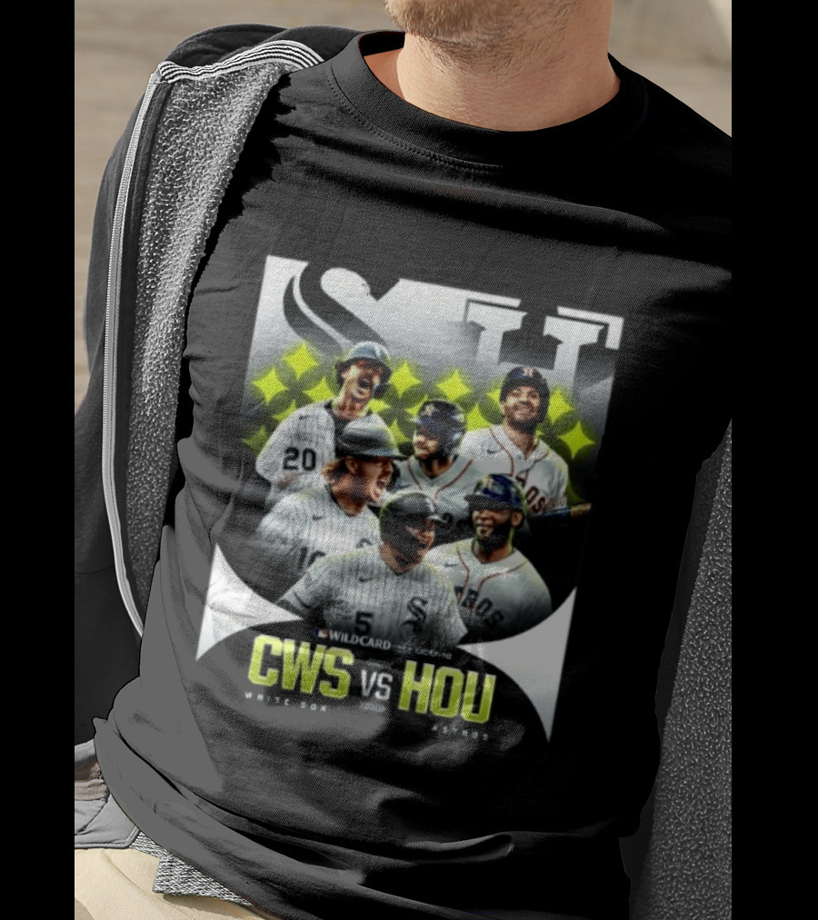 CWS Vs HOU 2026 MLB AL Wild Card White Sox Astros Rivalry T-Shirt