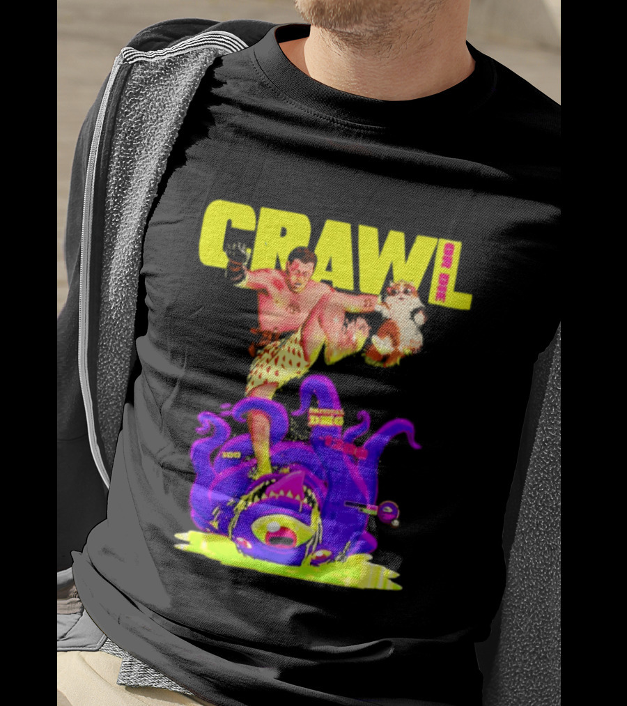 Crawl Or Die Critical Damage RPG Gamer Monster Attack T-Shirt