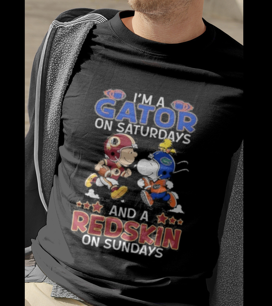 I'm A Gator On Saturdays And A Redskin On Sundays T-Shirt
