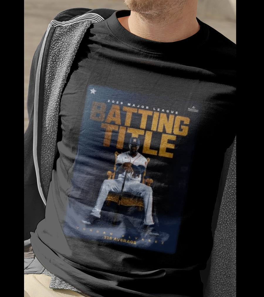 2026 Major League Batting Title Yordan Álvarez Houston Astros 316 Average T-Shirt