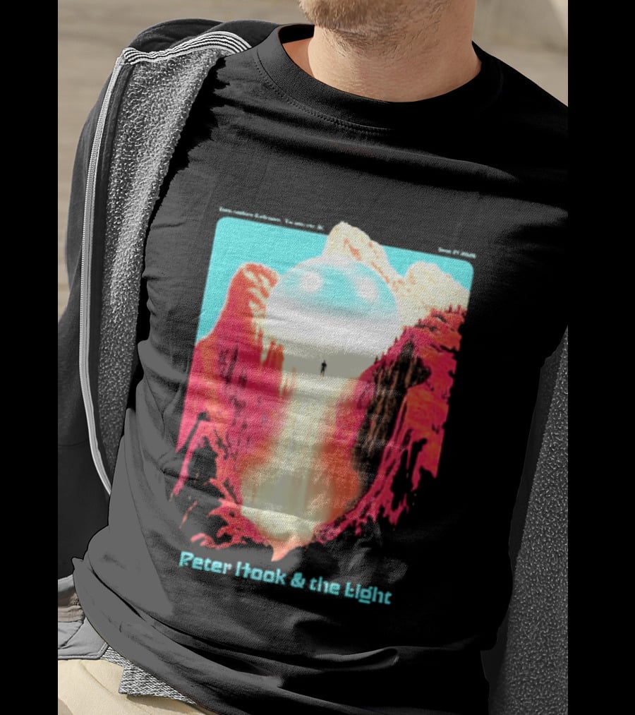 Peter Hook And The Light Vancouver BC Commodore Ballroom September 27 2026 Retro Futuristic Album Cover T-Shirt