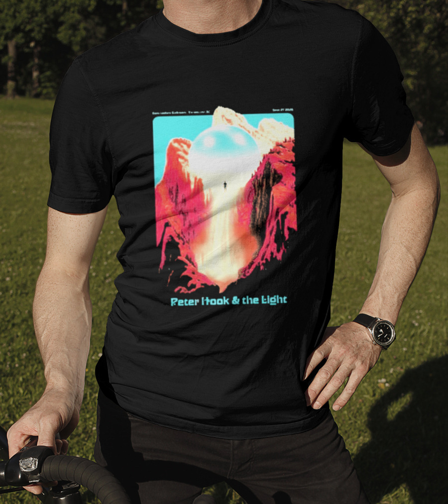 Peter Hook And The Light Vancouver BC Commodore Ballroom September 27 2026 Retro Futuristic Album Cover T-Shirt