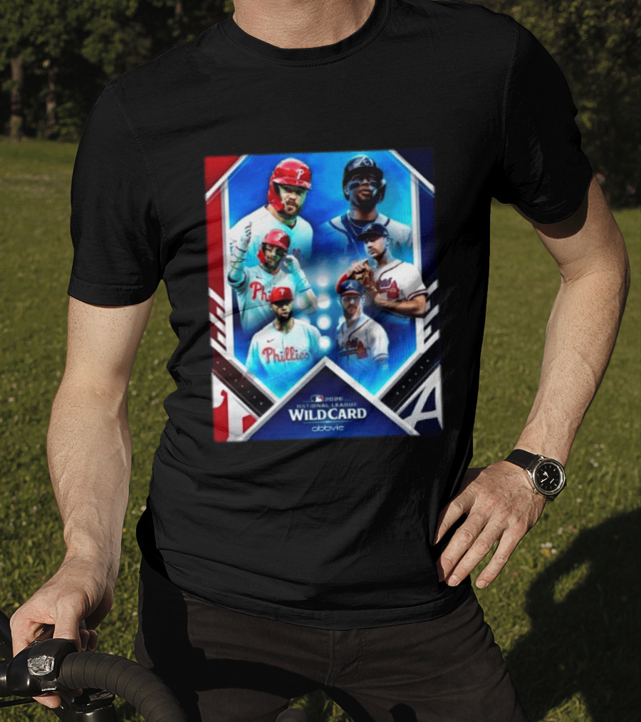 2026 MLB National League Wild Card Philadelphia Phillies Atlanta Braves Matchup T-Shirt