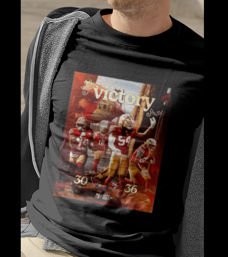 San Francisco 49ers 36 30 Arizona Cardinals Victory Latino Heritage Month T-Shirt